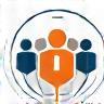 A stylized icon representing professional networking and connection among peers.
